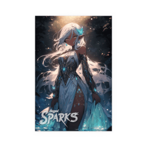 Frostlight Elven Queen - Silk Posters